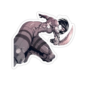 Battle Angel Alita Motorball Gunnm Waterproof Sticker • Manga Anime Vinyl Car Decal