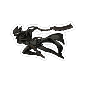 Hunter Bloodborne Waterproof Sticker • Gaming Vinyl Car Decal