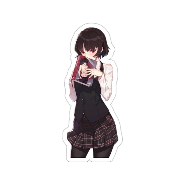 Makoto Niijima Fan Girl Persona 5 Waterproof Sticker • JRPG Gaming Vinyl Car Decal