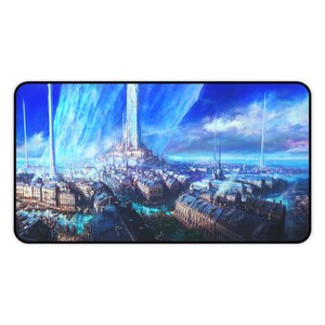 オリフラム キャッスル ファイナル ファンタジー 16 デスクマット • FF XVI ゲーミング マウスパッド • XXL ノンスリップ プレイマット