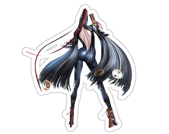 Backside Bayonetta Waterproof Sticker • Premium Vinyl Car Decal