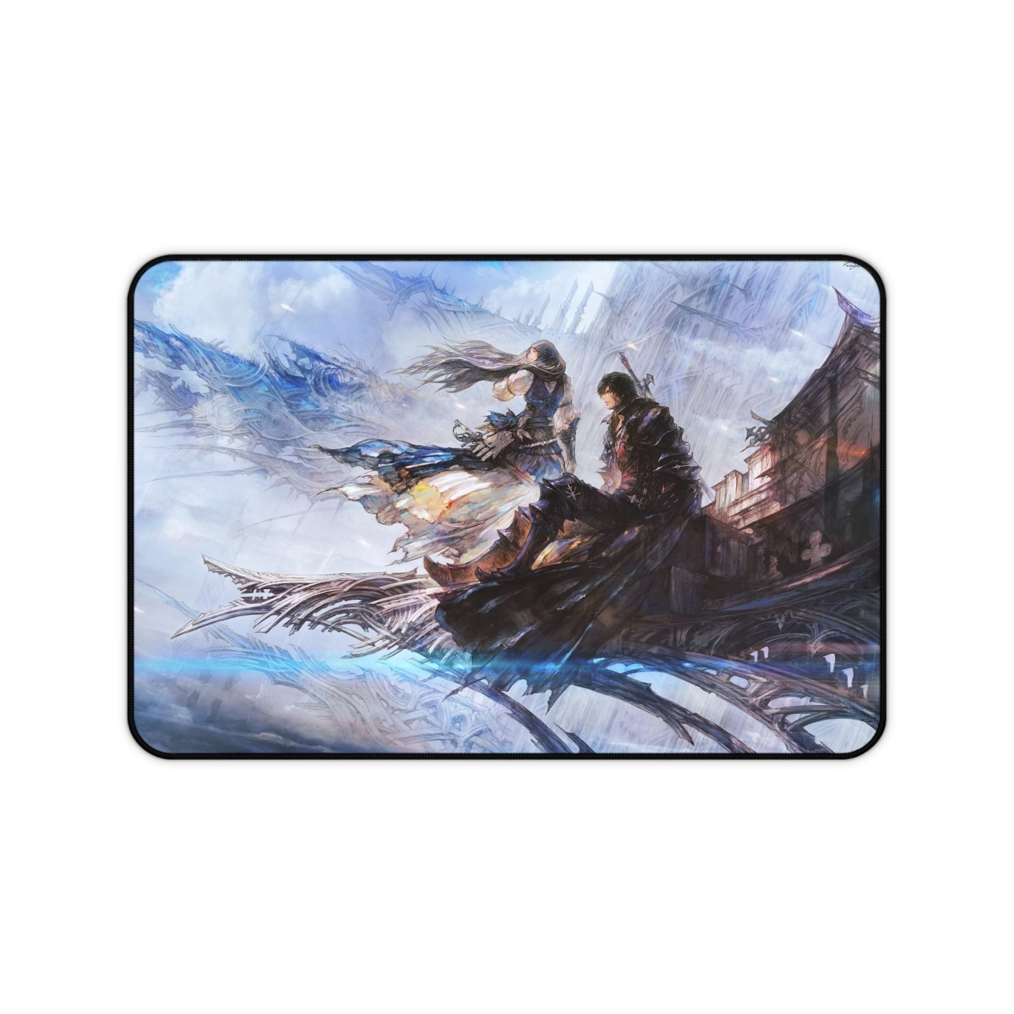 Final Fantasy 16 Desk Mat • Jill and Clive FF XVI Gaming Mousepad
