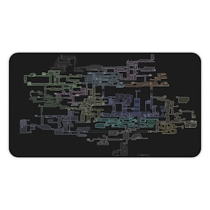 Hollow Knight Map Desk Mat • XXL Gaming Mousepad • Nonslip Card Playmat