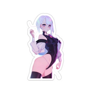 Lucy Cyberpunk Edgerunners Waterproof Sticker • Anime Premium Vinyl Car Decal