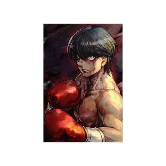 Hajime no Ippo Makunouchi Anime Canvas Manga Print Boxing -  Portugal