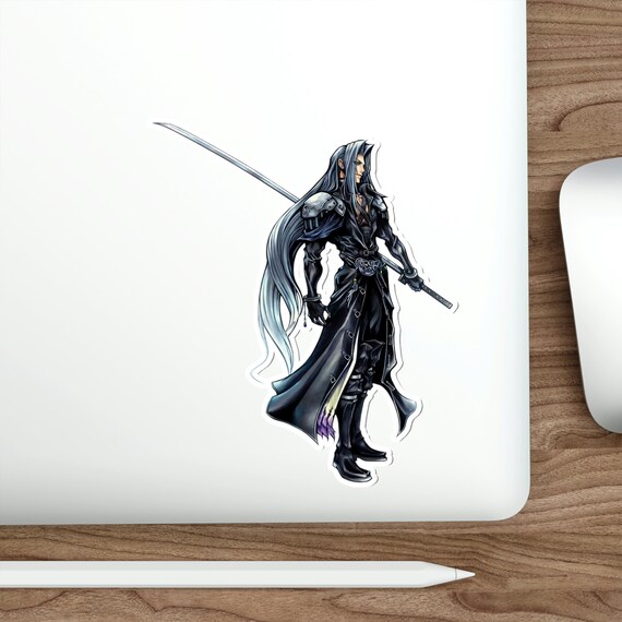 Sephiroth FFVII Waterproof Sticker • Final Fantasy 7 Gaming Vinyl