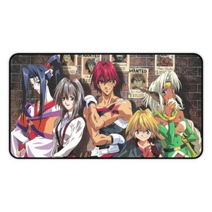 Outlaw Star Desk Mat • All Characters Anime Mousepad • Non Slip Manga Playmat