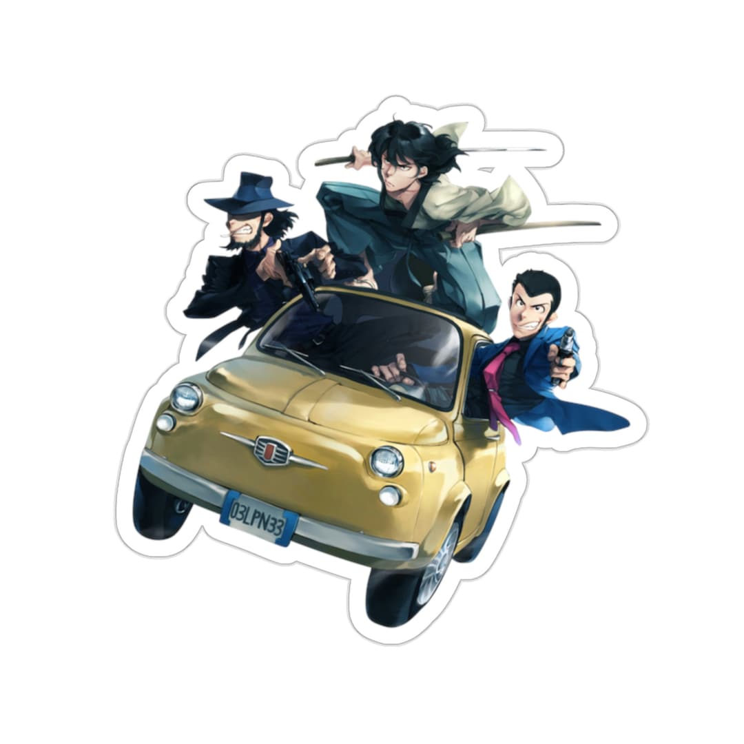 五ェ門大介とアルセーヌ・ルパン三世防水ステッカー • アニメマンガ