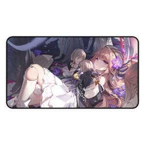 honkai: star rail himeko Anime HD Desk Mouse Pad Mat Large Keyboard Mat  40X70cm