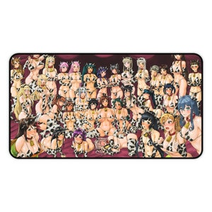 Kantai Collection Mousepad • Cow Girls Large Desk Mat • Gaming Waifus Playmat