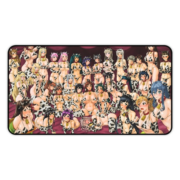 Kantai Collection Mousepad • KuhMädchen Große Schreibtischmatte • Gaming Waifus Spielmatte