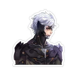 Raiden Metal Gear Rising Peeker Waterproof Sticker • Gaming Vinyl Car Decal