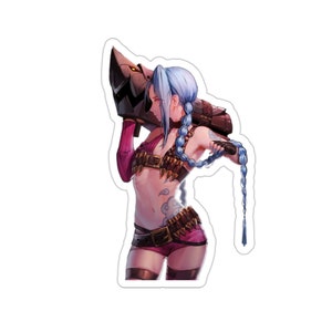 Arcane Jinx Waterproof Sticker • Anime Gaming League of Legends Vinyl Car Decal