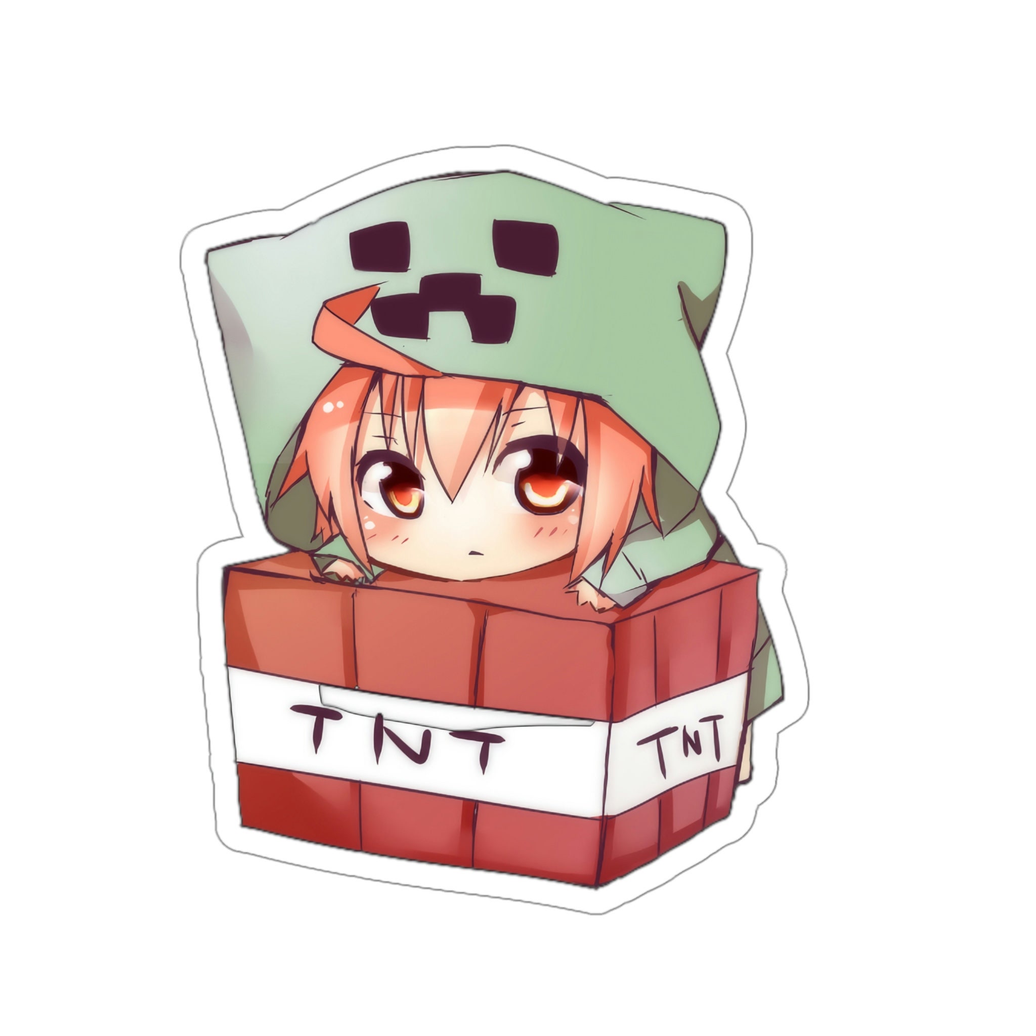 Creeper Minecraft TNT Waterproof Sticker Gaming Vinyl Car Etsy