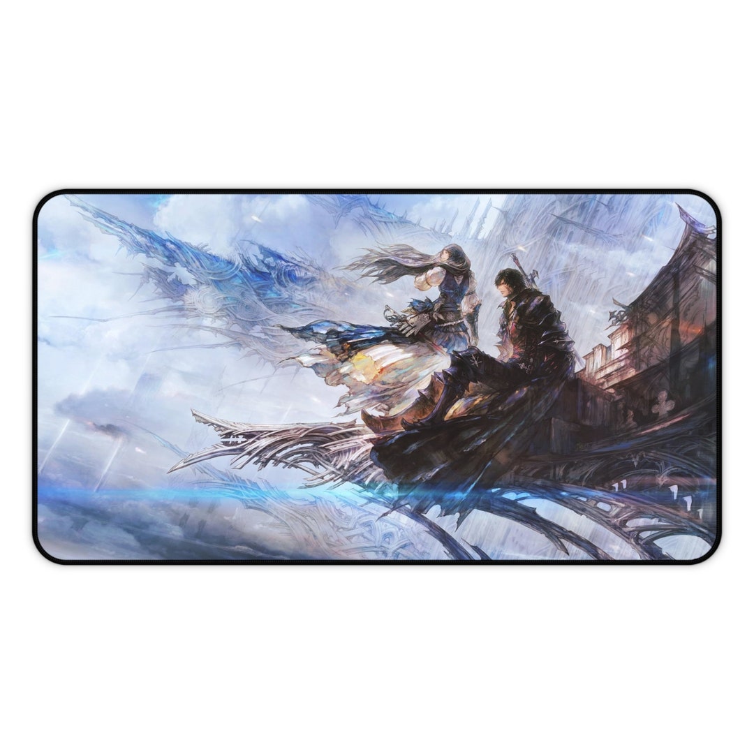 FFTCG FFXVI FF16 TCG プレイマット ファイナルファンタジー 16 デスクマット • ジルとクライヴ FF XVI