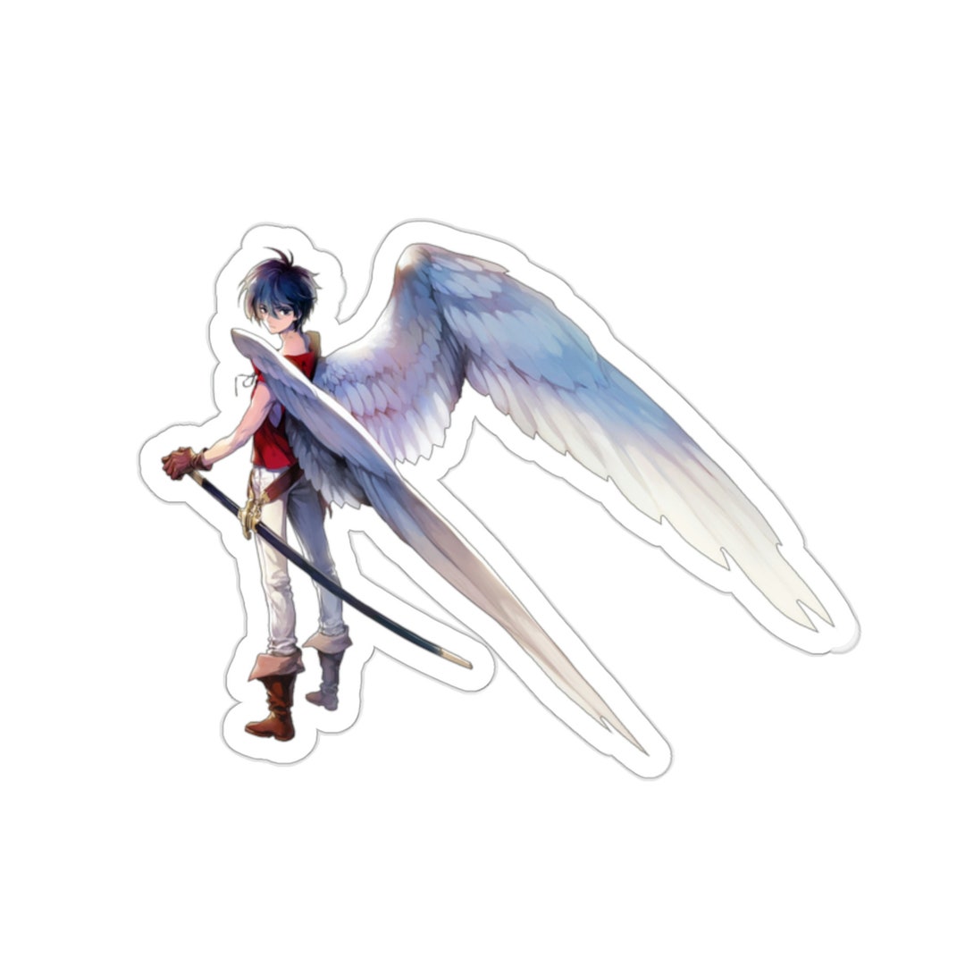 Wing Van Sticker Van Fanel Wings Escaflowne Waterproof Sticker • Anime Vinyl Car Decal ...