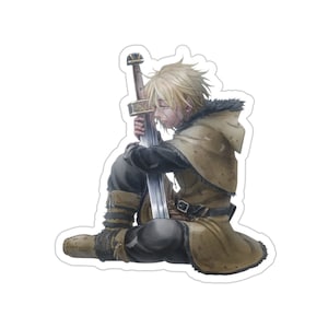 Vinland Saga Sticker • Thorfinn Anime Vinyl Decal • Waterproof Car Decal • Laptop Sticker • Manga Decal