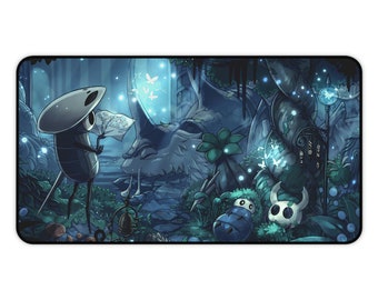 Quirrel and the Last Stag Tappetino per scrivania da gioco Hollow Knight • Tappetino per mouse giocatore • Tappetino antiscivolo