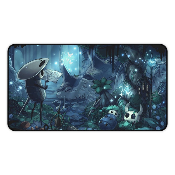 Quirrel and the Last Stag Hollow Knight Gaming Desk Mat • Gamer Mousepad • Non Slip Playmat