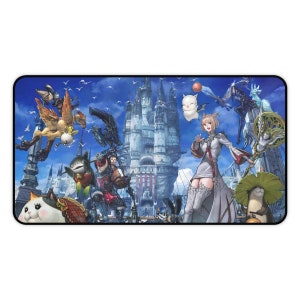 Final Fantasy 14 FFXIV Mousepad • MMORPG Gaming Desk Mat