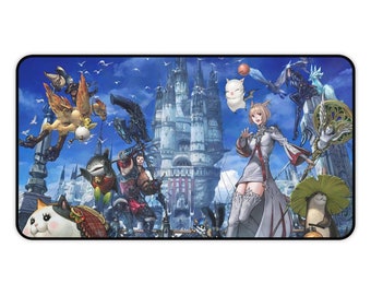 Final Fantasy 14 FFXIV Mousepad • MMORPG Gaming Desk Mat