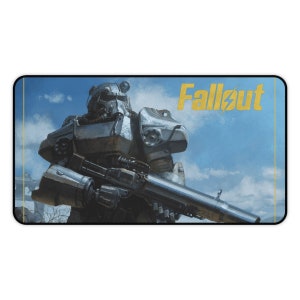 Fallout Desk Mat • Brotherhood of Steel Mousepad • Gaming Playmat