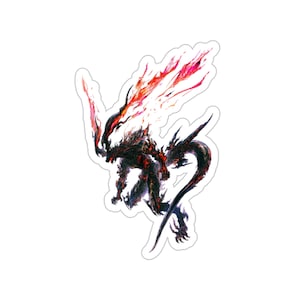 Ifrit Final Fantasy 16 Waterproof Sticker • Premium FF XVI Gaming Vinyl Car Decal