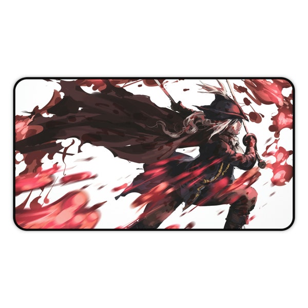 Bloody Lady Maria of the Astral Clocktower Bloodborne Gaming Desk Mat • Gamer Mousepad • Non Slip Playmat