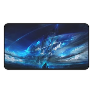 Final Fantasy 16 Desk Mat • Clive and Torgal FF XVI Gaming Mousepad • XXL Non Slip Playmat