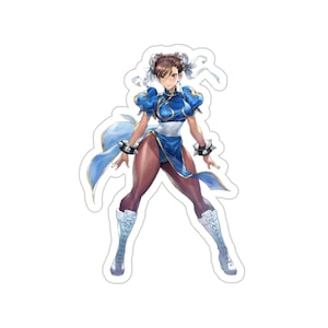 Chun Li Street Fighter Waterproof Sticker • Gaming Vinyl Car Decal