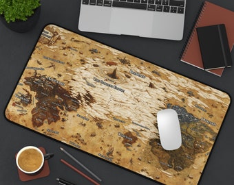 FF14 マップデスクマット • ファイナルファンタジー 14 大型ゲーミング