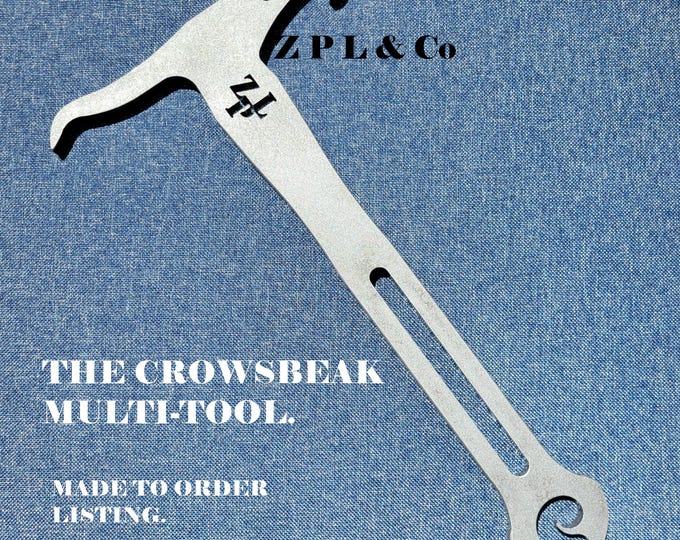 AR500 Steel Campfire Cooking Multi-Tool: Grill Lifter, Fire Pit Tool - Made in USA