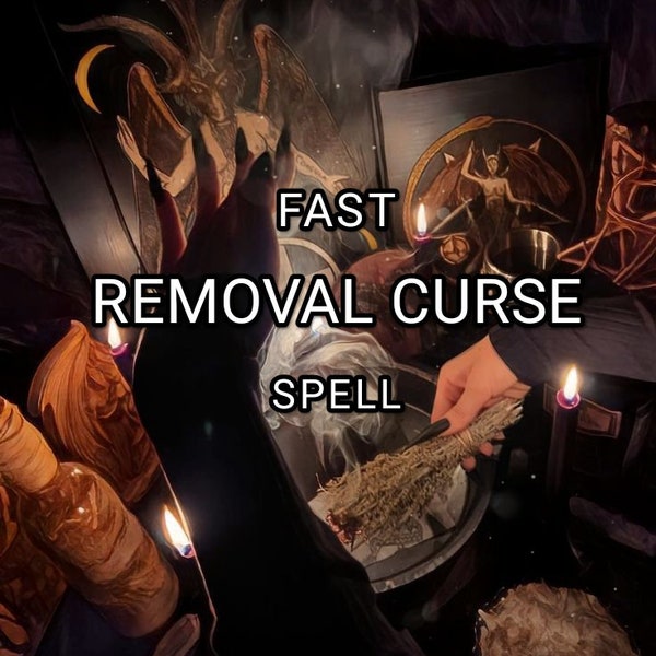 FAST CURSE REMOVAL Spell, Banish Hex Spell, Undo Curse Effects, Reject Negative Energy Spell, Reject And Banish Spell
