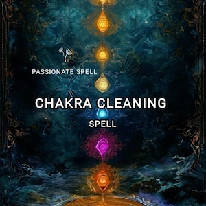 Incantesimo di purificazione dei chakra, rimozione dell&#39;energia negativa, allineamento dei chakra, rimozione di incantesimi di energia negativa, lancio in giornata