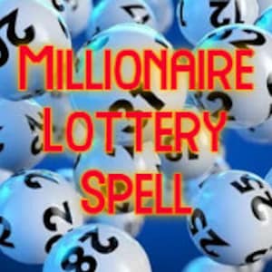 Millionär Lotterie Zauber / Geld Zauber / Glück Zauber / Same Day Casting10X