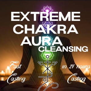 Rituel de nettoyage de l'aura du chakra extrême, sensibilisation à l'équilibre énergétique et à la purification