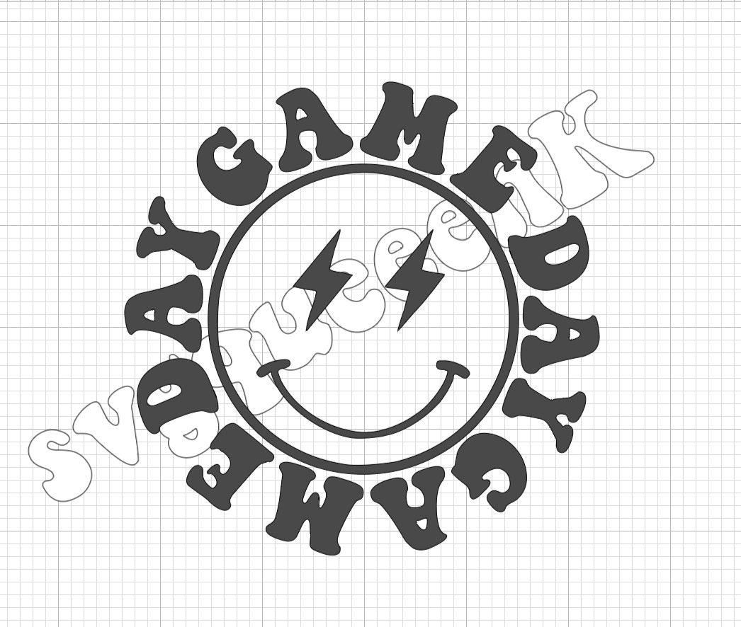 Game Day Face Retro SVG PNG Retro Football Svg Football - Etsy