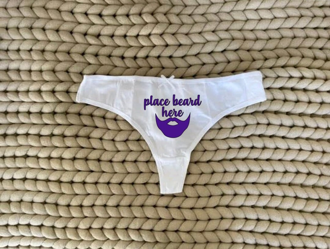 Kinky Panties, Place Beard Here Thong| Bachelorette Party Gift, Bridal