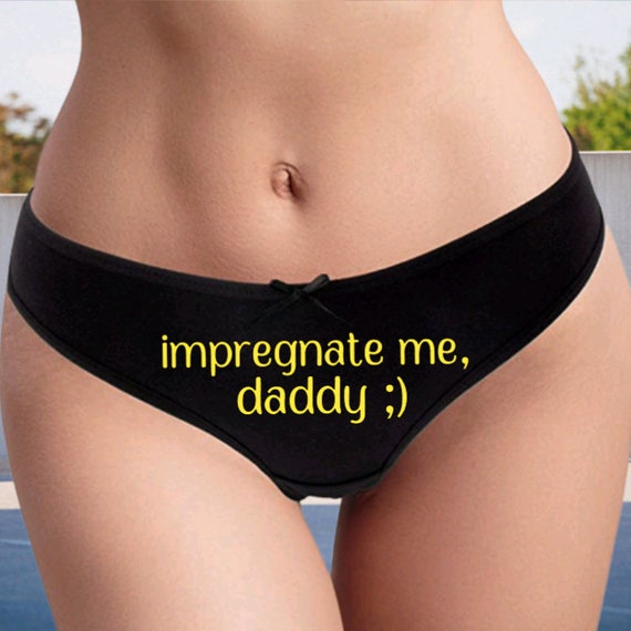 Wifes Panties Impregnate Me Daddy Panties Dirty Wife Panties Sexy Panties - Etsy