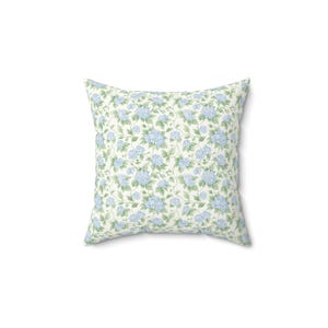WITH INSERT Grandmillennial Throw Pillow, floral flower preppy living room decor, chinoiserie pillows southern charm southern charm