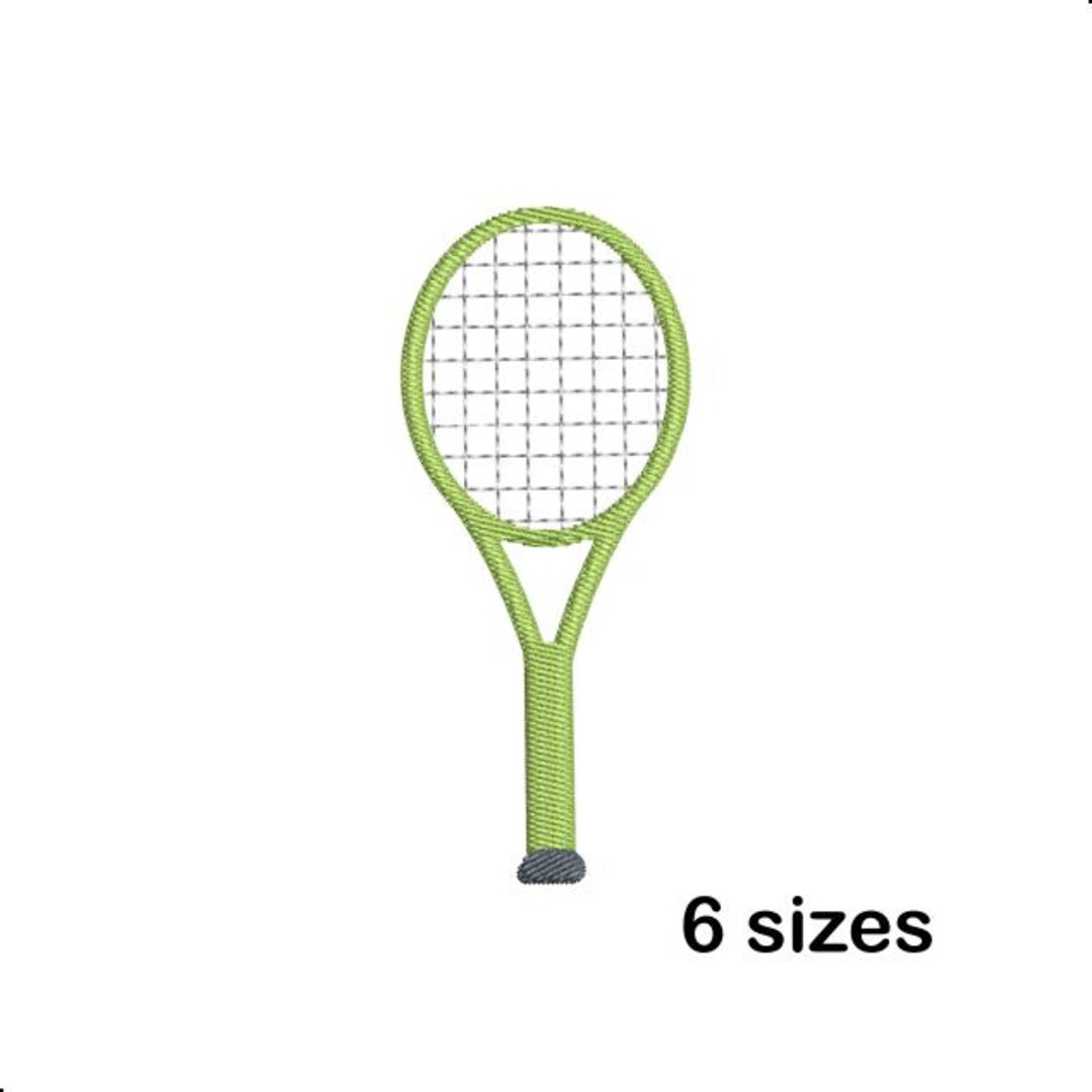 Scrapbook Design Racket Tennis Racket Machine Embroidery Design, Sports Racquet Outline Pattern ...