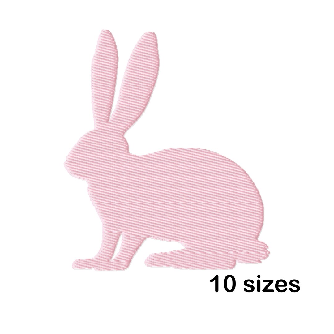 Rabbit Embroidery Designs, Instant Download in 10 Sizes - Etsy