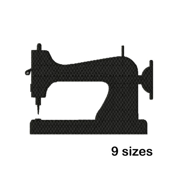 Sewing Machine Embroidery Designs, Instant Download in 9 Sizes