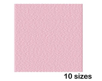 Square Machine Embroidery Design, Basic Shape Filled Embroidery Stitch File, Instant Download