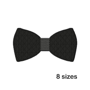 Bow Tie for Men Embroidery Design, Father&#39;s Day Machine Embroidery Designs, Instant Download in 8 Sizes