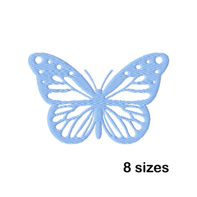 Butterfly Embroidery Designs Instant Download 8 Sizes Etsy