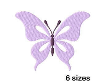 Butterfly Machine Embroidery Design, Silhouette Wings File, Instant Download