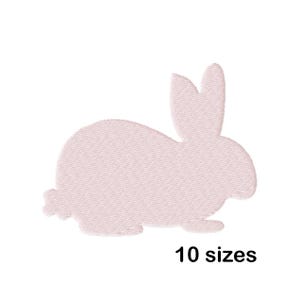 Bunny Embroidery Design, Easter Machine Embroidery Designs, Instant Download in 10 Sizes