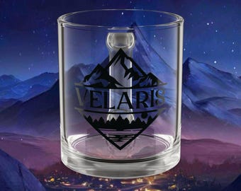 Velaris Glass Mug: ACOTAR Fantasy Reader Gift