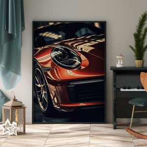 Porsche 911 Poster / Poster Premium AP3084 / Car Art / Wandbild Wandbilder